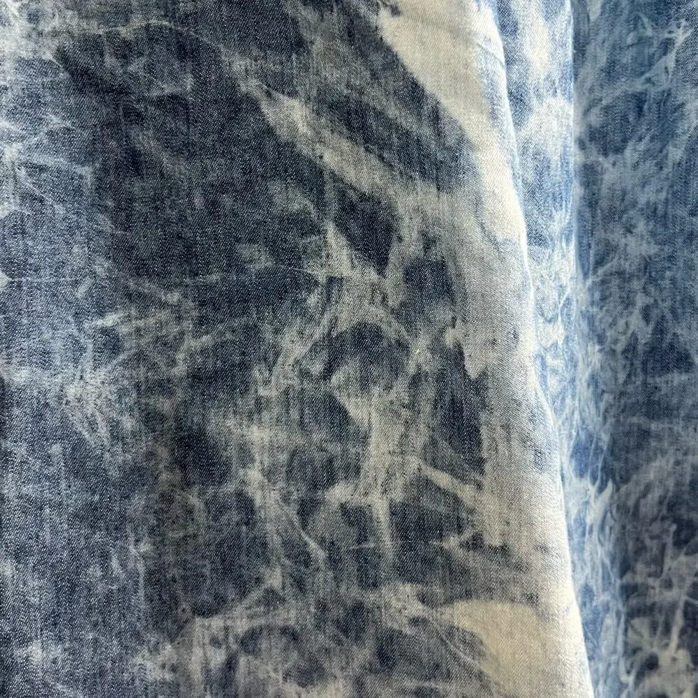 Blue Ice Dyed or Tie Dye Ankle Length‎ skirt 29